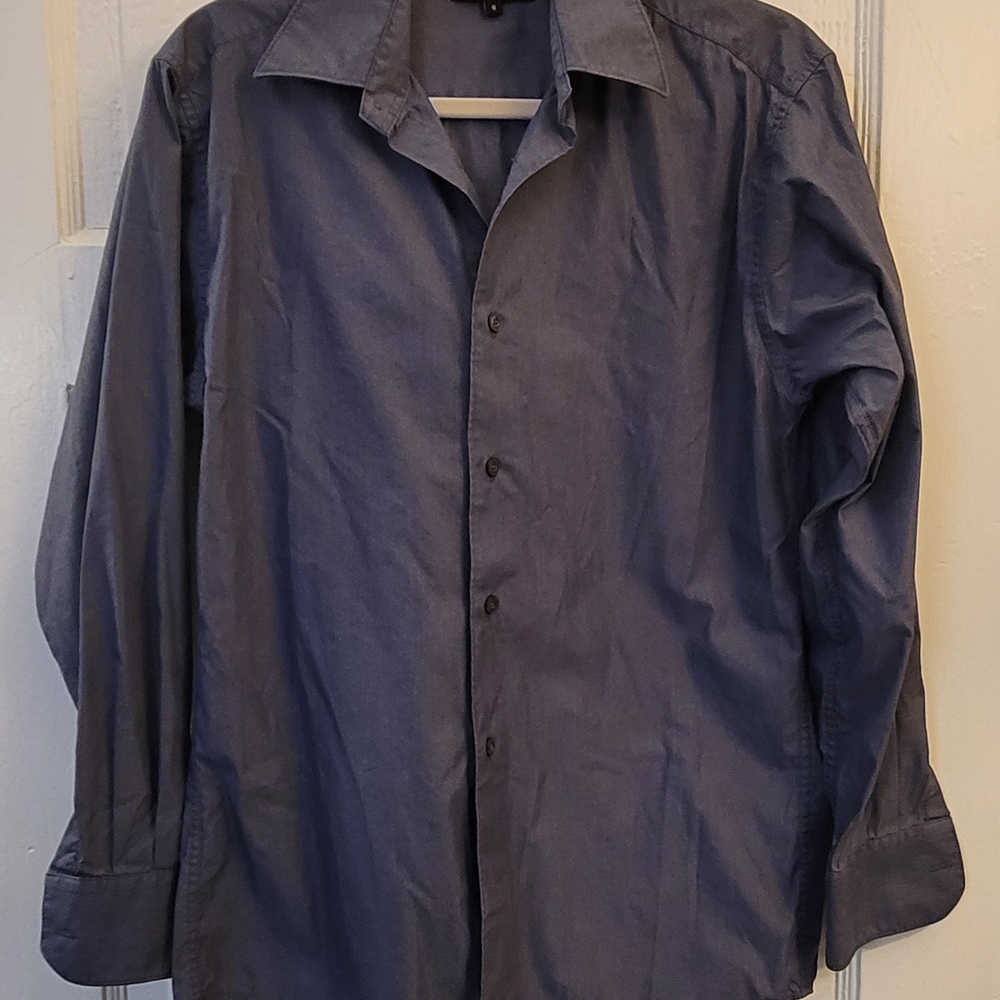 Brandini Men's Shirt, Navy, Small